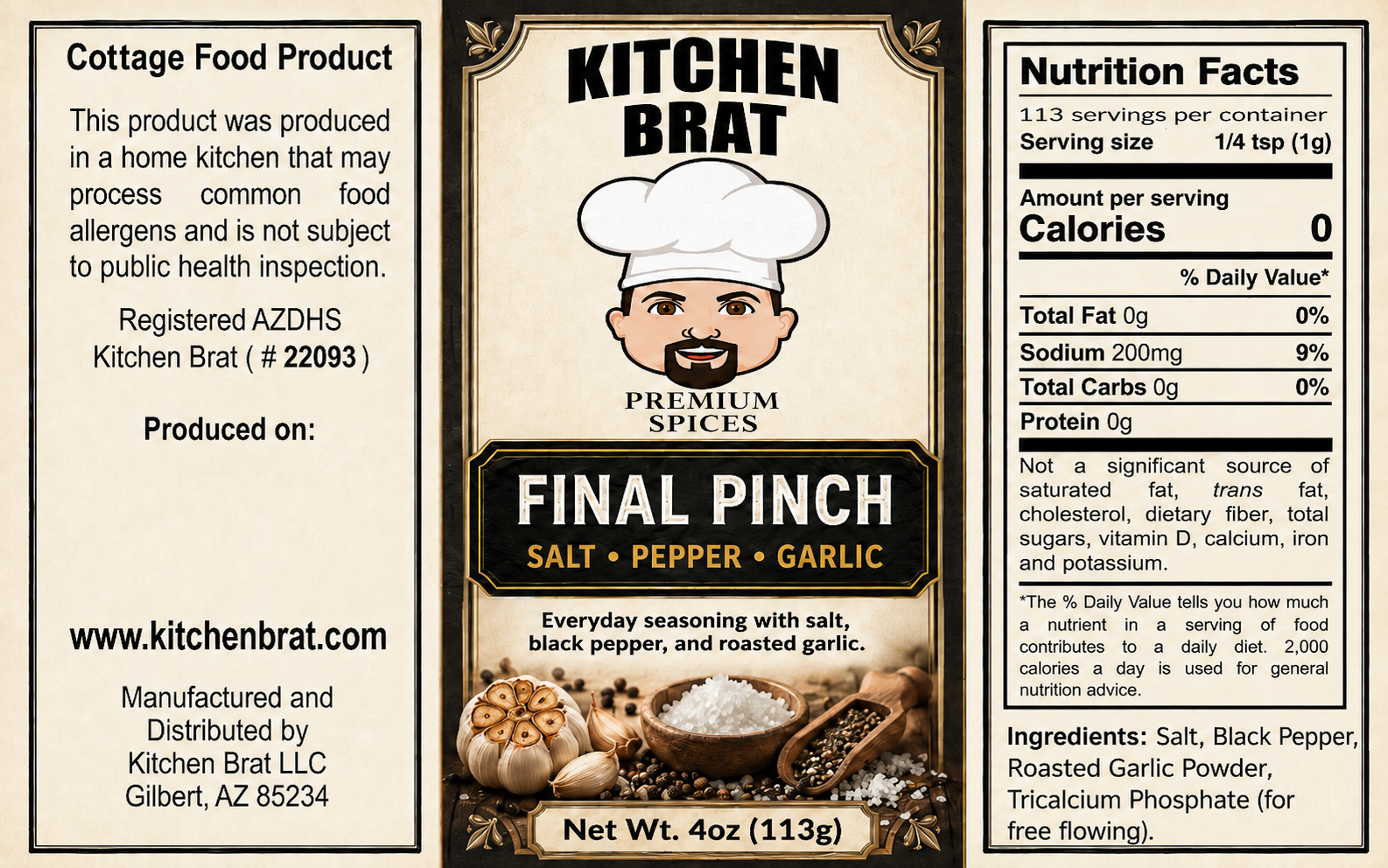 Final Pinch 4oz Bamboo cellar