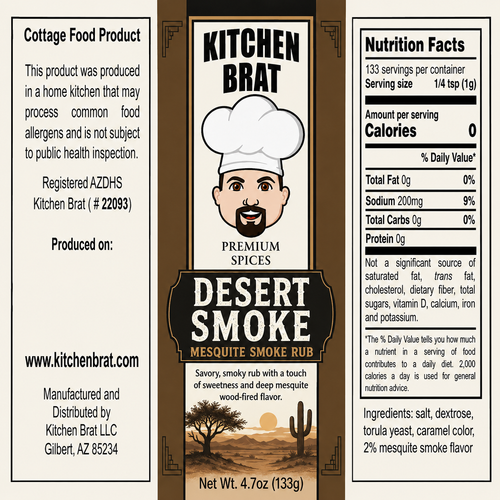 Desert Smoke Rub 6oz