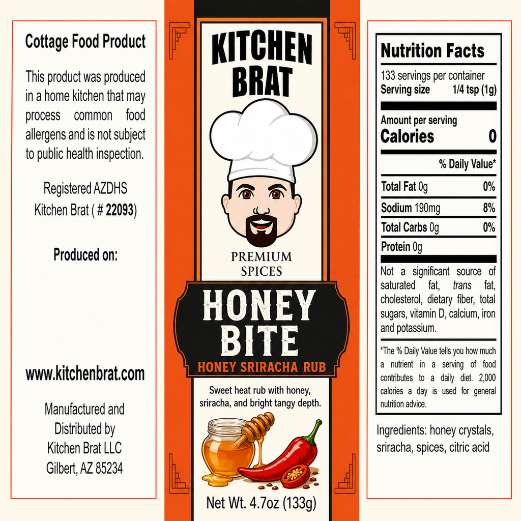 Honey Bite Rub 4.7oz